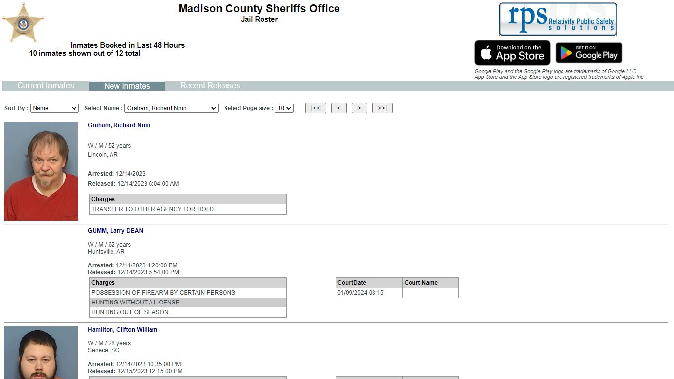 List Inmates - myr2m.com